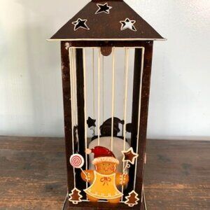 Gingerbread Man Candle Holder